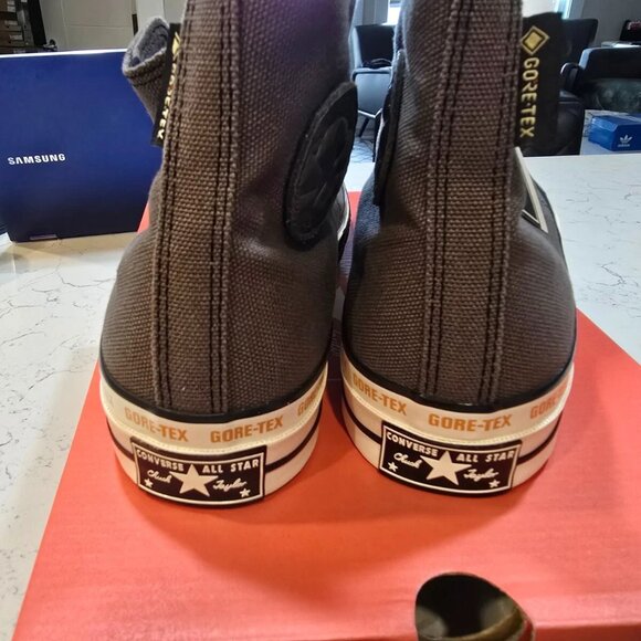 Converse Chuck 70 Gore-Tex High Top Truffle/Black Mens Size 10.5 A09484C New - Picture 5 of 7